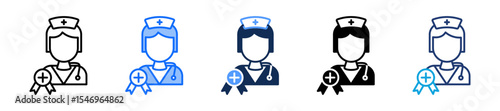 Health Professional multiple icon