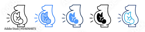 Obstretics multiple icon