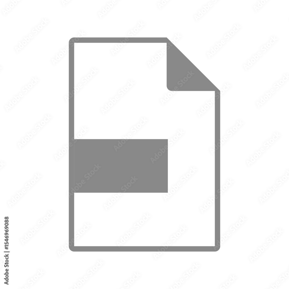 シンプルな書類のベクターアイコン_7 シンプルな書類のベクターアイコン_7