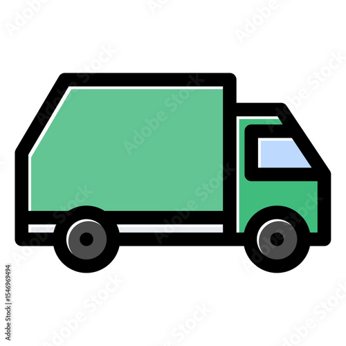garbage truck icon