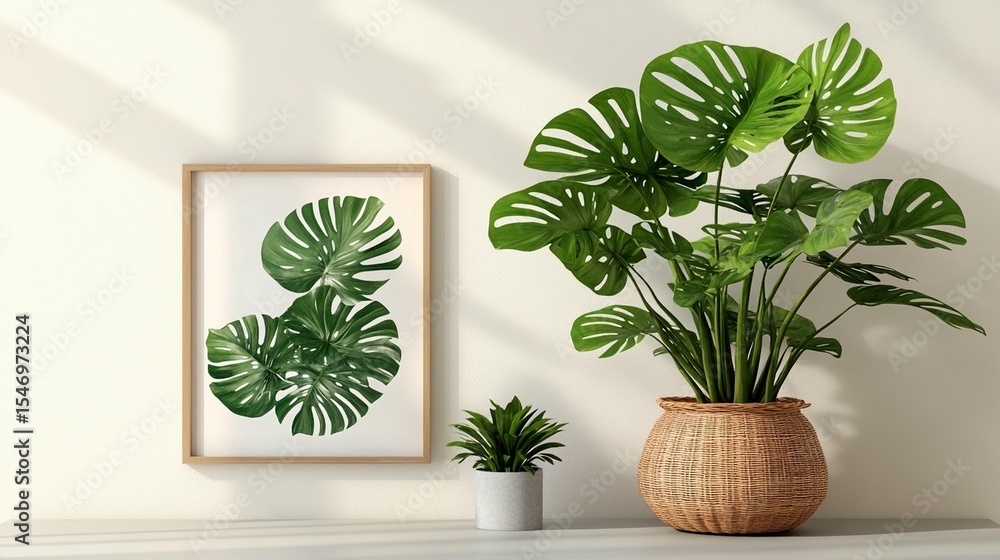 Fototapeta premium Tropical Leaf Art & Plant Decor