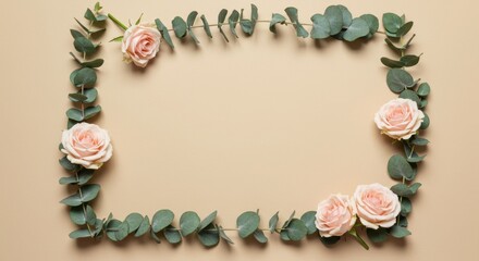 Floral frame arrangement