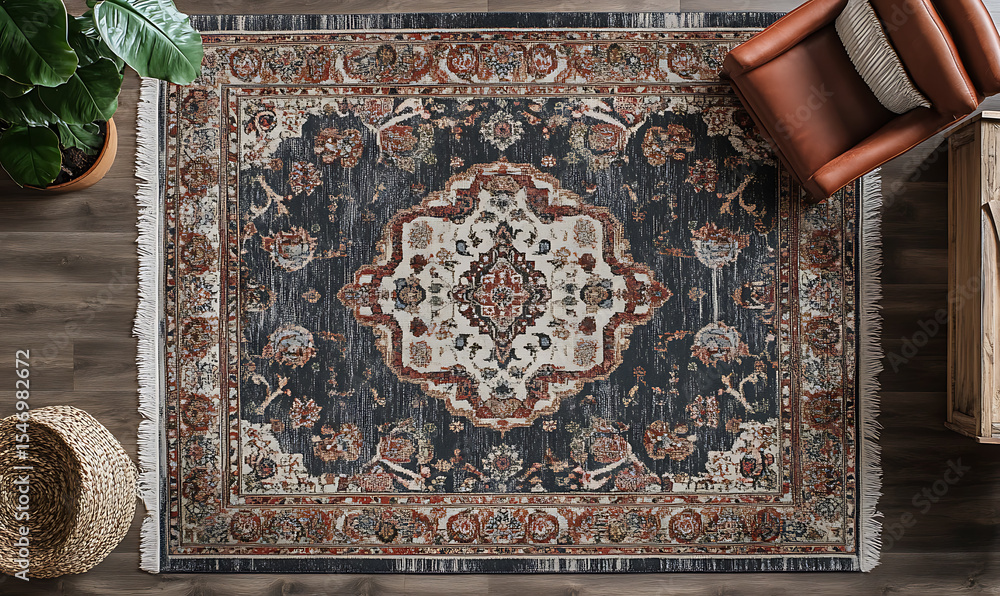 Seamless floral tile patterns combining cultural, modern