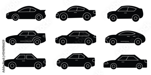 car icon set. car icon.