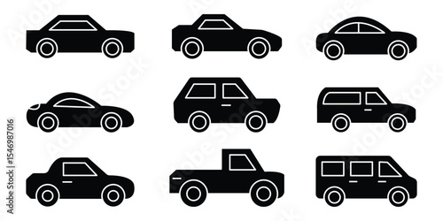car icon set. car icon.
