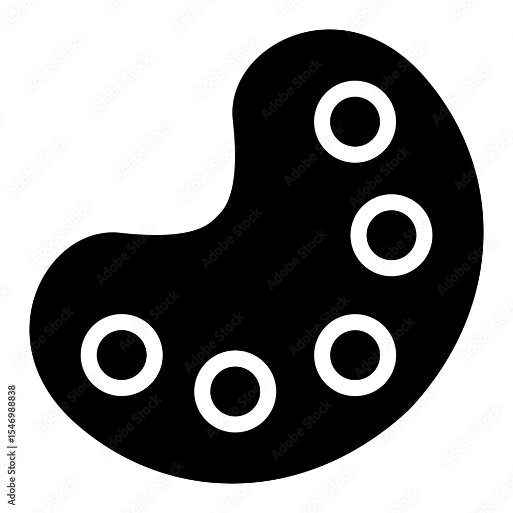 Fototapeta premium color palette icon