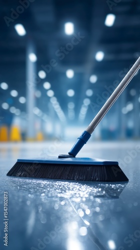 Industrial Floor Cleaning  Broom  Factory  Cleanliness  Maintenance