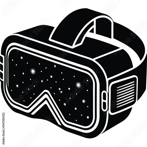 Virtual Reality Headset Immersive Digital Experience