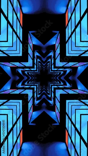 Radiating Waves Abstract geometric Pattern Halftone