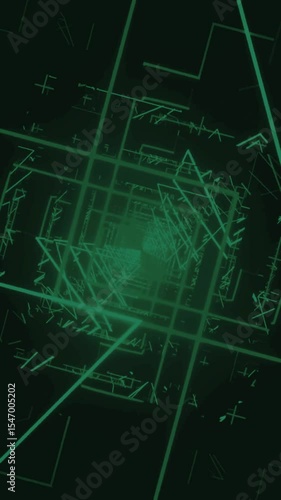 Radiating Waves Abstract geometric Pattern Halftone