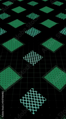 Radiating Waves Abstract geometric Pattern Halftone