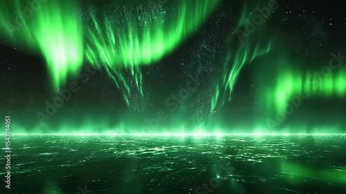 Wallpaper Mural Stunning display of northern lights illuminating a serene lake under a starry night sky Torontodigital.ca