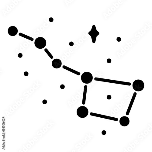 The Big Dipper Constellation Icon