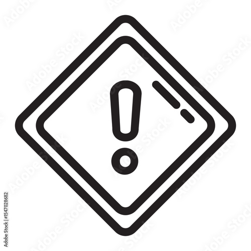 warning gradient icon