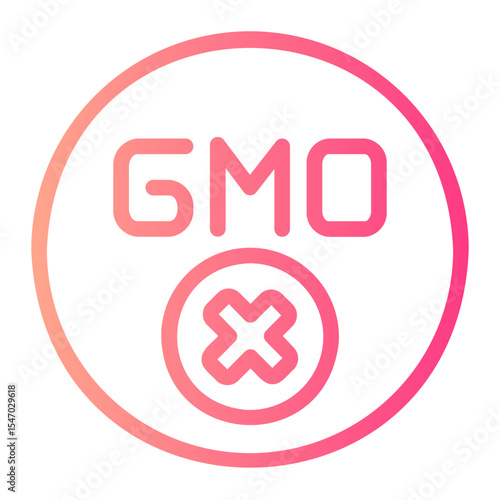 gmo free gradient icon