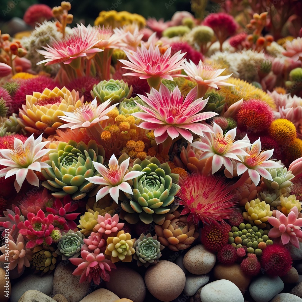Fototapeta premium Sedums and ideal for ro