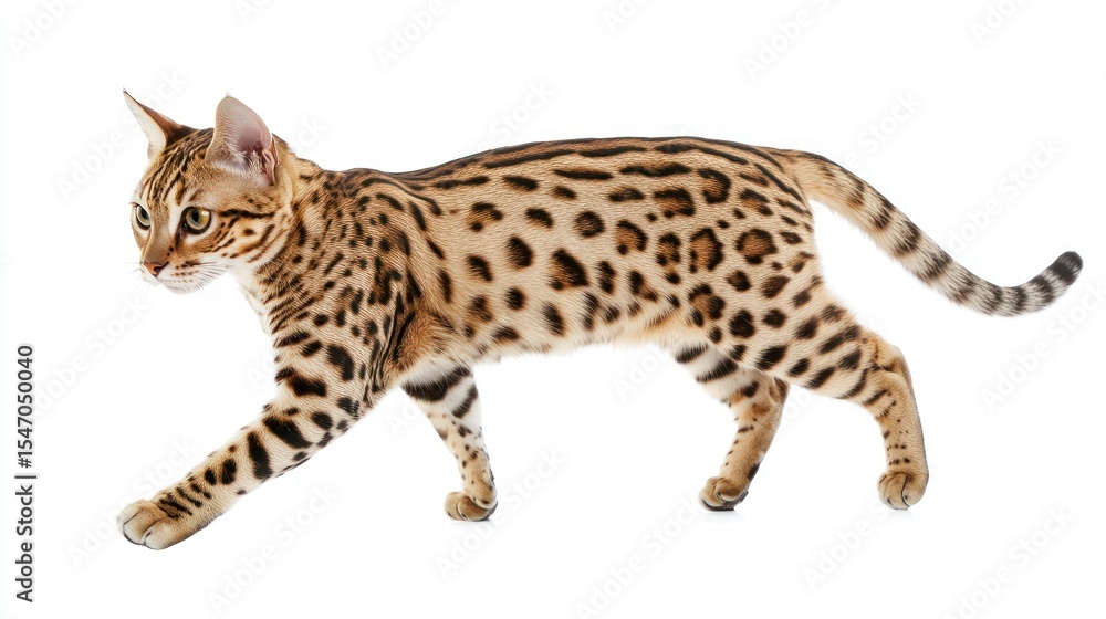 Obraz premium Bengal cat in profile