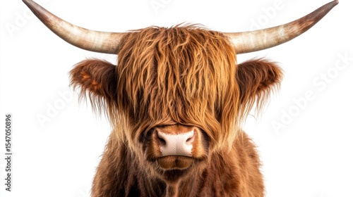 Highland cow portrait