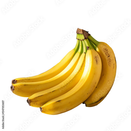 Ripe Yellow Bananas: Bunch of Cavendish Bananas, Fresh Fruit, Healthy Eating