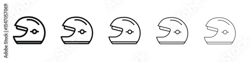 Motorcycle helmet icon design, logo, app, UI. Vector illustration, EPS
