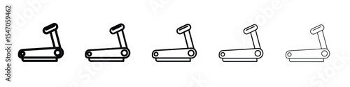 Treadmill icon design, logo, app, UI. Vector illustration, EPS