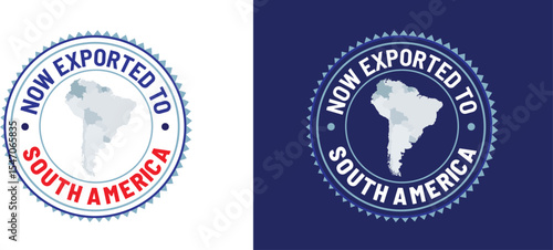 Now Exported to South America Icon