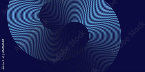 Modern blue glowing geometric lines modern shiny blue circle lines pattern simple