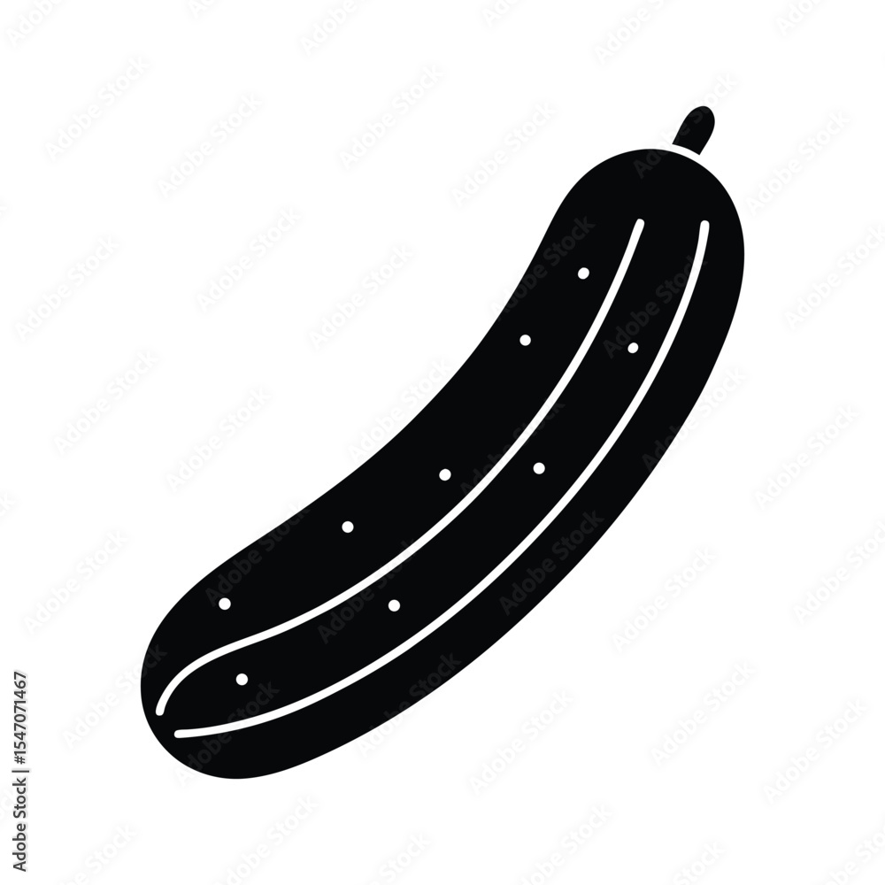 vector illustration of a cucumber vector illustration of a cucumber