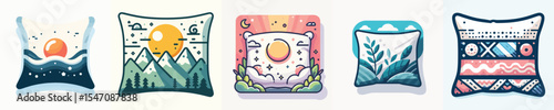 vector of a pillow 
