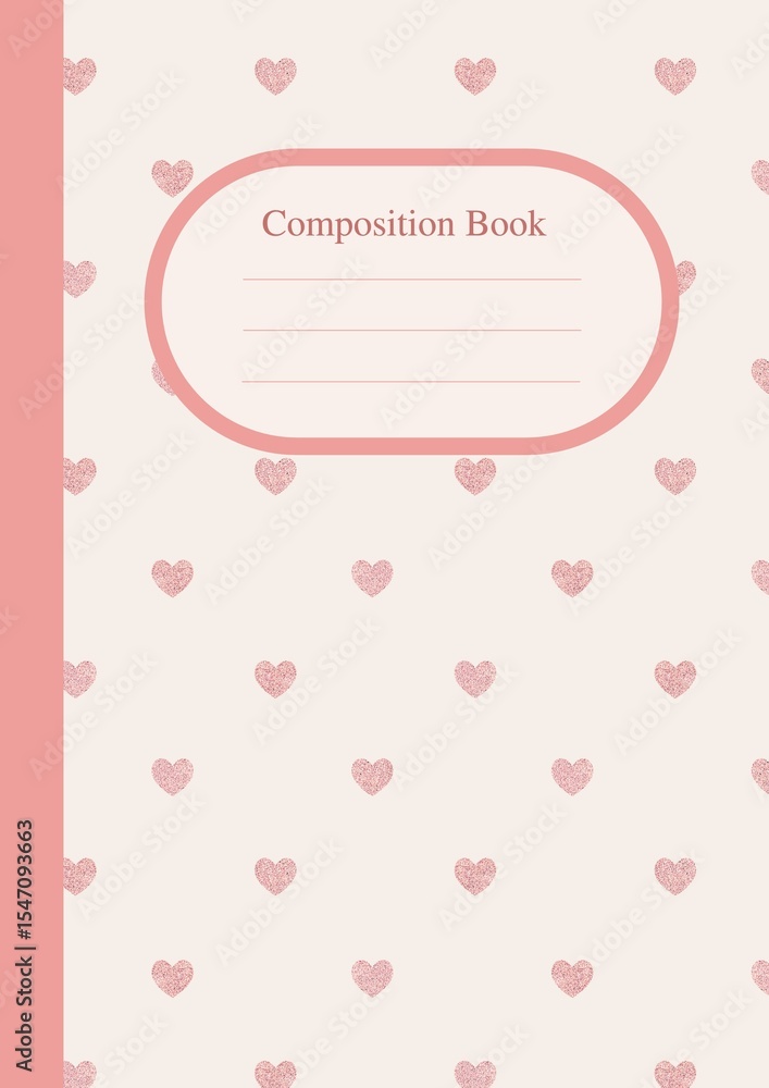 Composition book planner template design Composition book planner template design