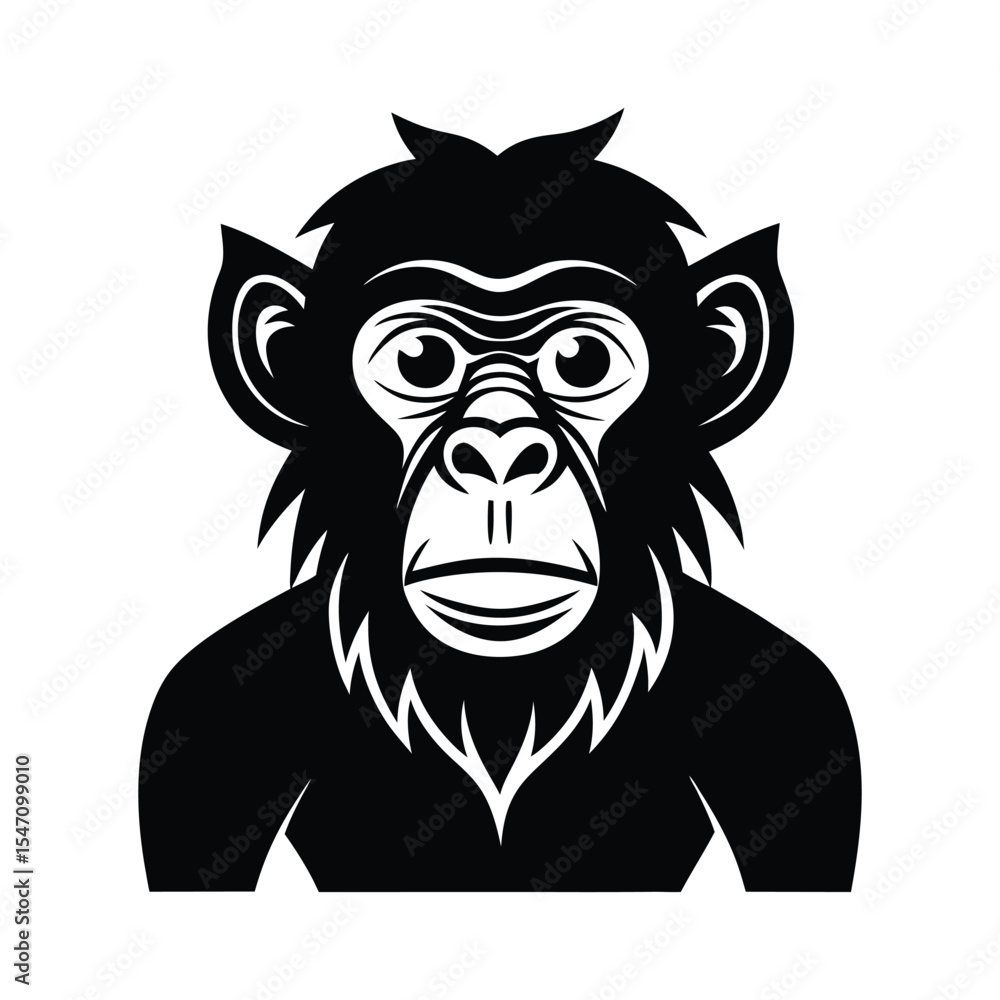 Obraz premium monkey vector art