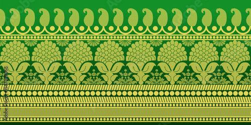 beautiful graphic saree design and this sari design is in Indian style which is for textile fashion industry and it can be used as wallpaper backdrop and website bg this style is originated in india 