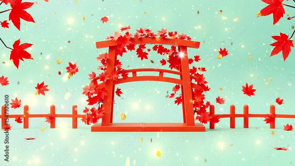 Gate to Autumn: A beautiful Gate is a portal to a magical place, lined with beautiful Autumn trees Gate to Autumn: A beautiful Gate is a portal to a magical place, lined with beautiful Autumn trees