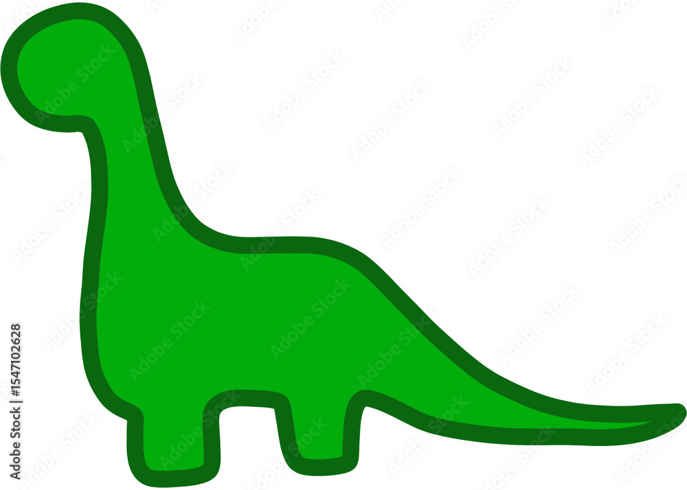 Fototapeta premium Brachiosaurus(Coloured)