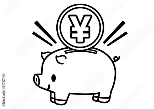 ポイント,お金,お得,家計,提案,生活費,貯金箱,節約,貯蓄,ひらめき,思いつく,発見,なるほど,明るい,貯金,貯める,資産,確認,注目,重要,大切,大事,名案,解決,アイデア,発想,気づき,アイコン,マーク,ヒント,シンプル,ランプ,理解する,分かった,イラスト,素材,ベクター,モノクロ,ぶた,ブタ,ビジネス,コイン,硬貨,金貨