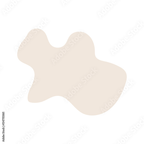 abstract blobs pastel brown for background