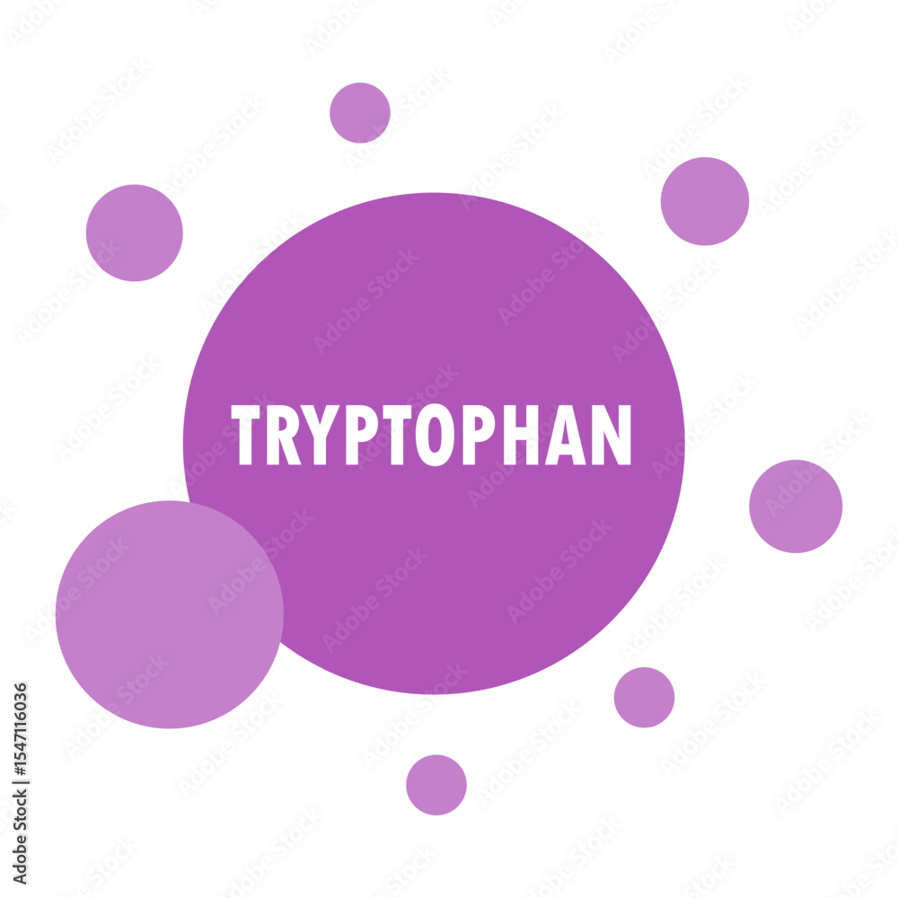 Obraz premium tryptophan amino acid