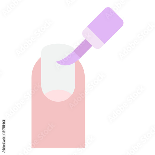 Nail Polish Application Icon