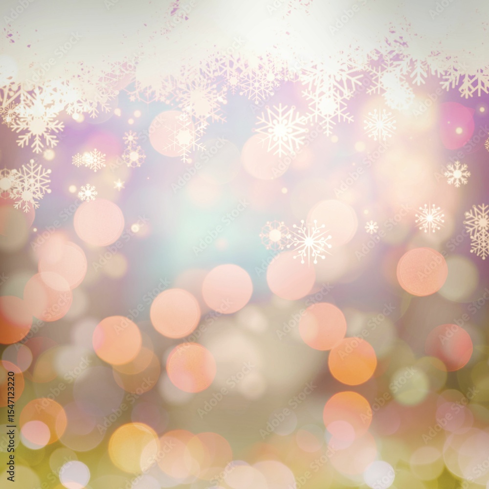 Obraz premium Glowing christmas background