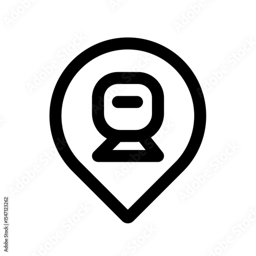 station pin