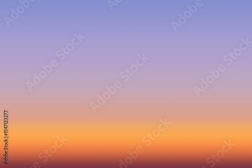 Displaying smooth sky gradient in flat vector format, featuring pale blue to red brown hues