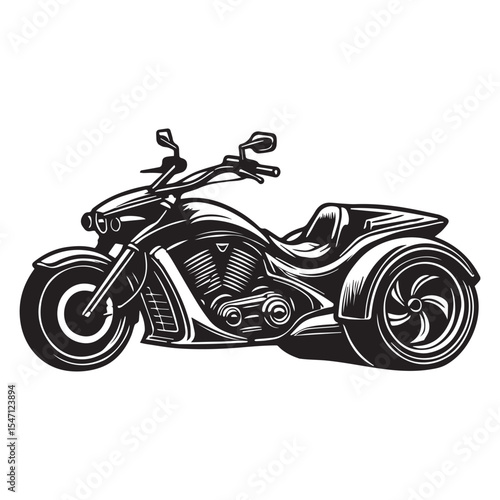 Premium Trike Bike Clipart for Sublimation and DIY Biker Graphics

