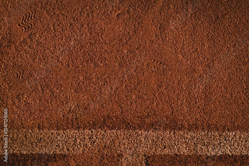 Close-up of brown sports ground
