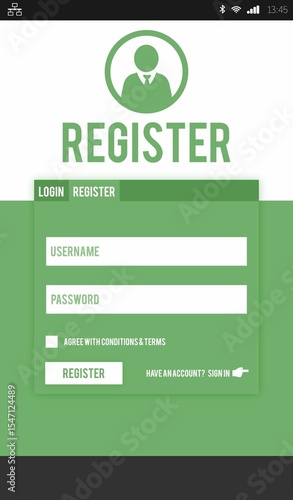 Telephone register application