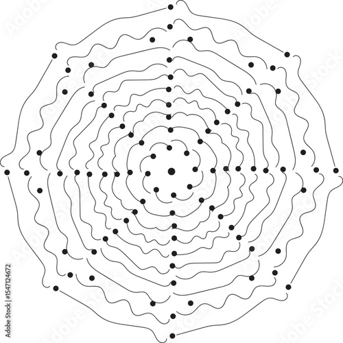 spider web on white background