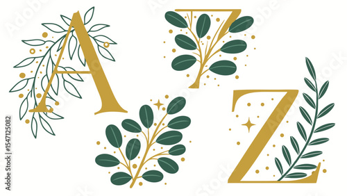 An elegant olive tree branch vector illustration with green leaves, perfect for a spring or summer floral design element