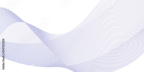 Abstract smooth frequency isolated element creative. Abstract wave blend stripes lines white background. Vector curve line pattern mesh. Technology lines flow and motion energy blend.	

