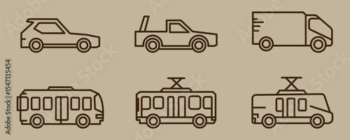 Car vehicle solid icons collection. Containing car dealer, keyless, garage, electrical vehicle etc icons. For website marketing design, logo, app, template, ui, etc. Vector illustration. Automobile