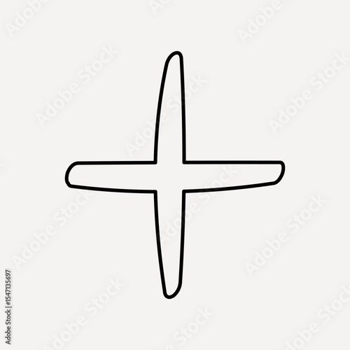 Abstract star shape design vector