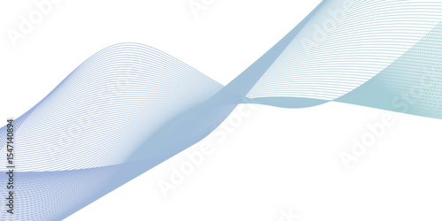 Abstract smooth frequency isolated element creative. Abstract wave blend stripes lines white background. Vector curve line pattern mesh. Technology lines flow and motion energy blend.	

